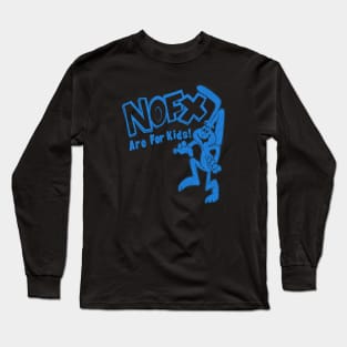 90s nofx are for kids blue Long Sleeve T-Shirt